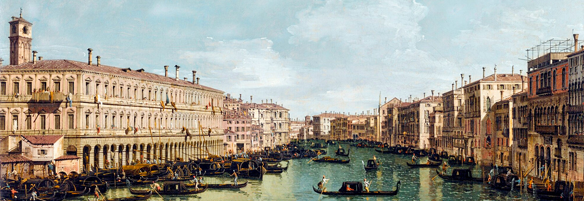 Vista del Gran Canal — Bernardo Bellotto