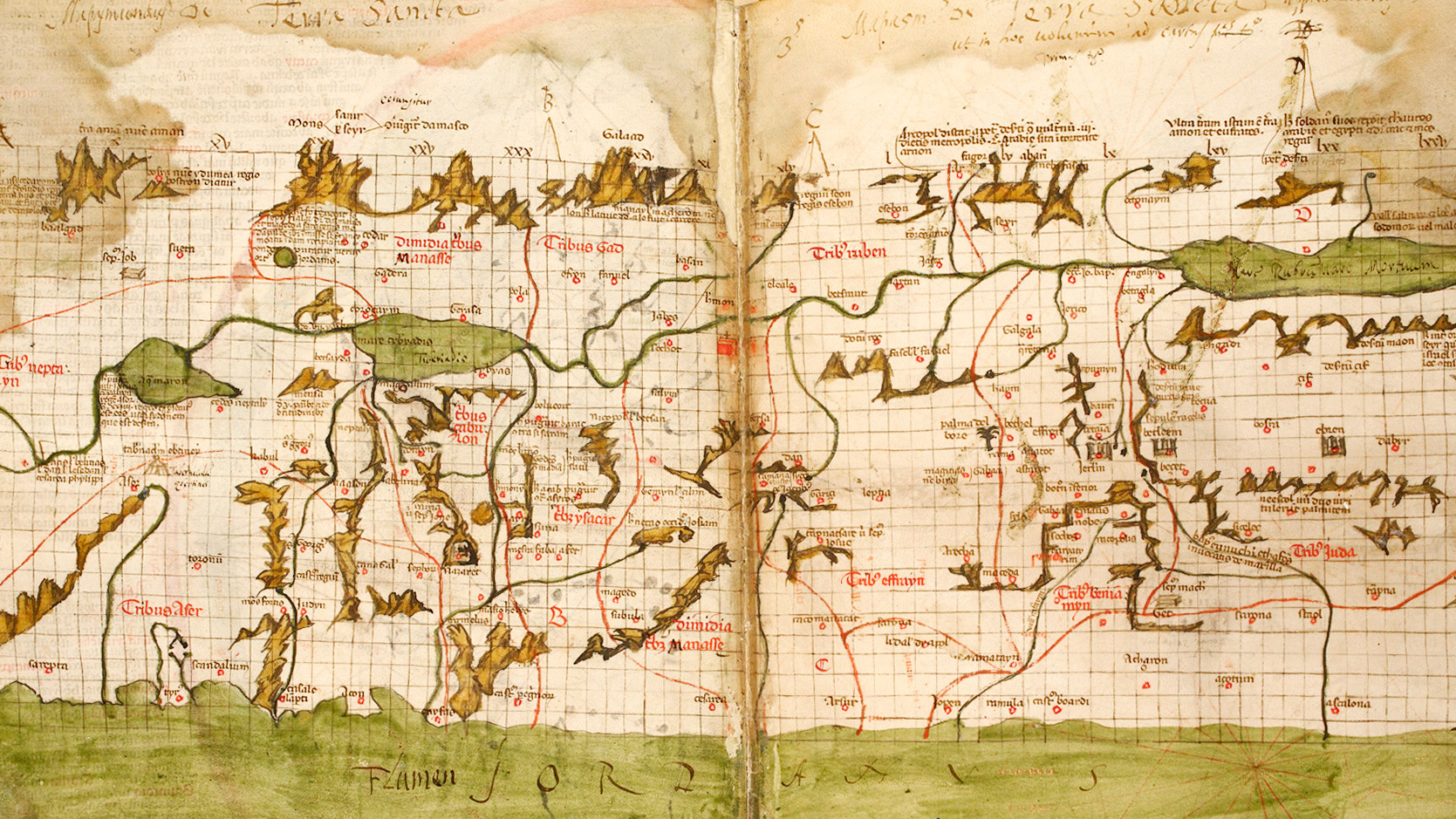 Mapa de Tierra Santa — Marin Sanudo il Vecchio