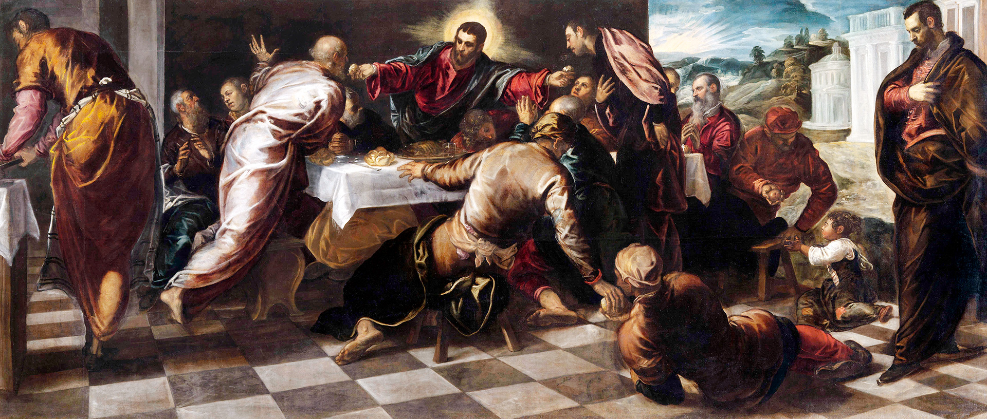 Última Cena — Jacopo Tintoretto