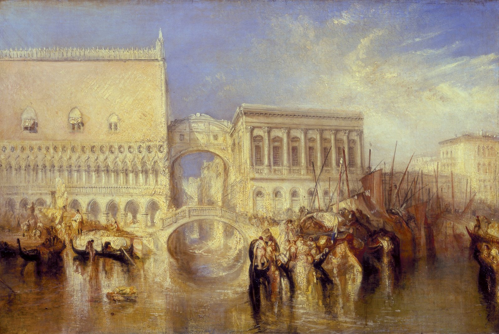 Venecia, el Puente de los Suspiros — J. M. W. Turner