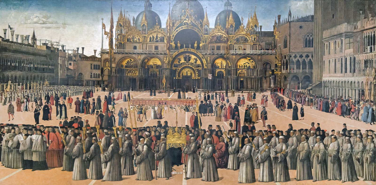 Procesión en la Piazza San Marco — Gentile Bellini