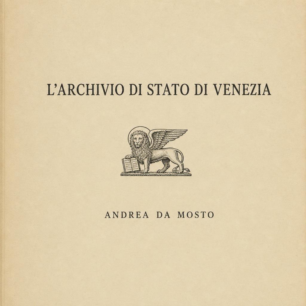 Portada de L'Archivio di Stato di Venezia — Indice generale, storico, descrittivo e analitico