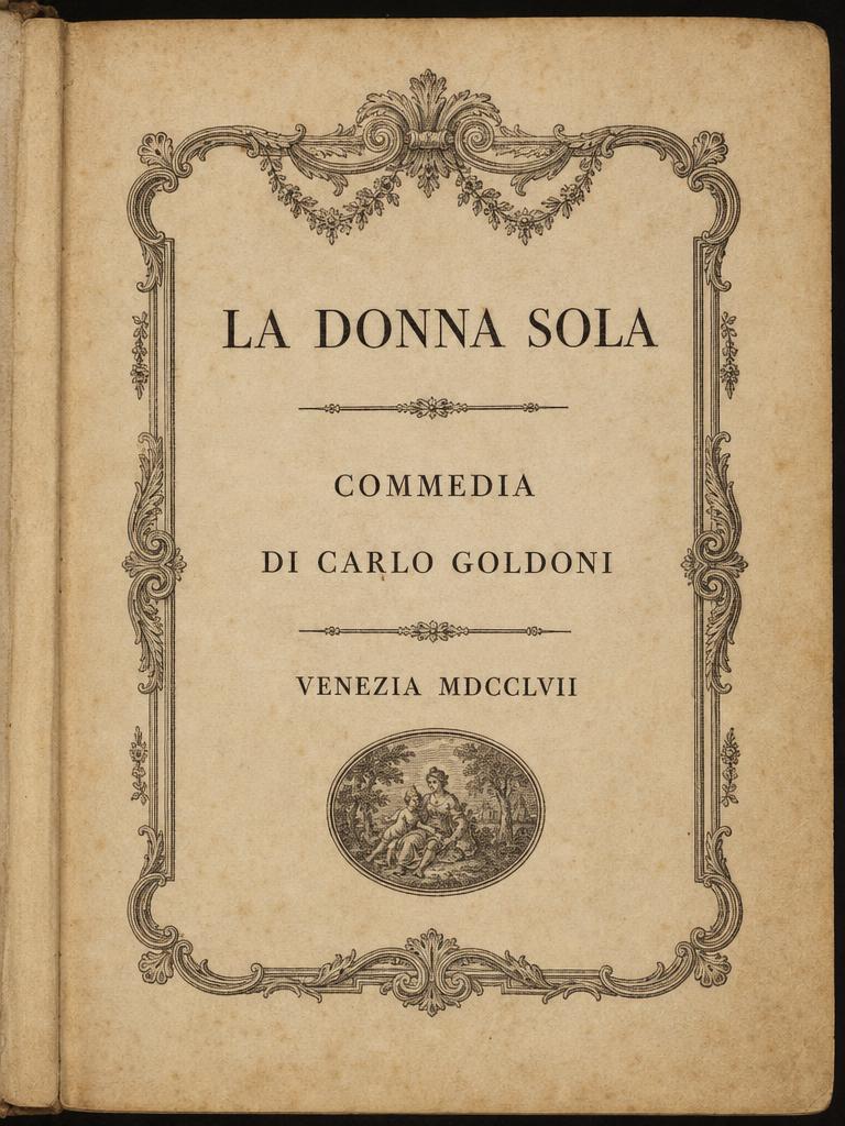 Portada de La donna sola